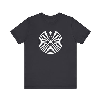 Man in the Maze Labyrinth T-Shirt | I'itoi Native American Unisex Tee V1