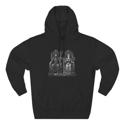Hades & Persephone Underworld King Queen Throne Hoodie | Greek Mythology Hoodie