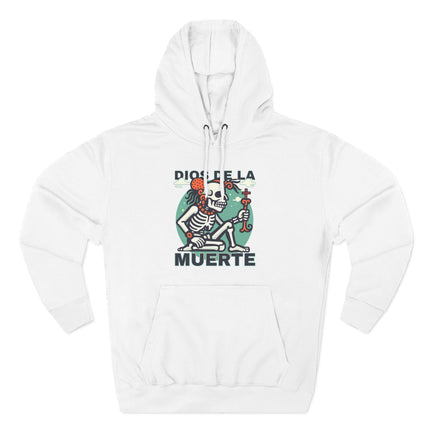 Yum Kimil Mayan Skeleton Hoodie | Death God Mythology Graphic Pullover V1