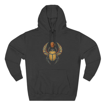 Khepri Scarab Egyptian Mythology Hoodie | Sun God Pullover Hoodie