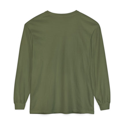 Maya Turtle Long Sleeve T-Shirt | Green Geometric Design Tee