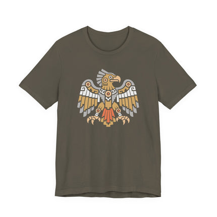 Aztec Eagle T-Shirt | Spread-Wing Mesoamerican Bird Graphic Tee