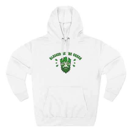 Blessed Be The Green Man hoodie featuring the pagan nature spirit graphic.