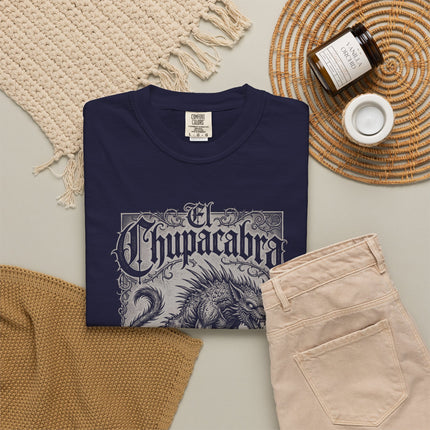 El Chupacabra T-Shirt | Cryptid Creature in Vintage Horror Art