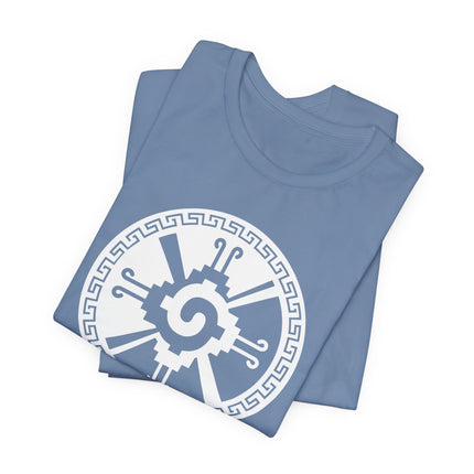 Hunab Ku Symbol T-Shirt | Black and White Circular Spiral Design Tee