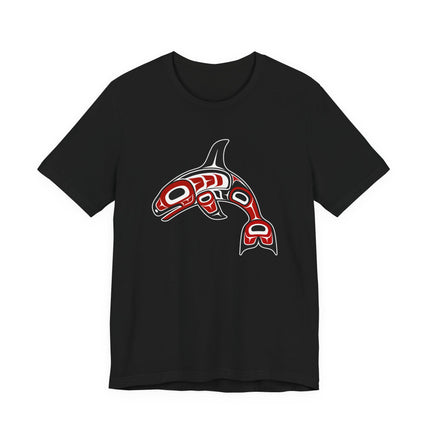 Indigenous Orca Formline Art T-Shirt | Northwest Coast Killer Whale Design | Whale