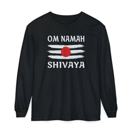 Tripundra Shiva Symbol Long Sleeve T-Shirt | Om Namah Shivaya