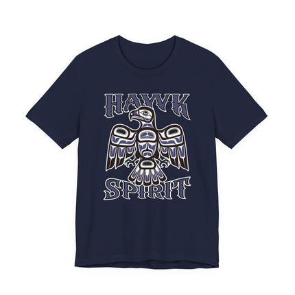 Hawk Spirit Native American Art T-Shirt | Indigenous Formline Totem Tee | Spirit