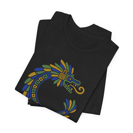 Aztec Feathered Serpent T-Shirt | Quetzalcoatl-Inspired Design Tee