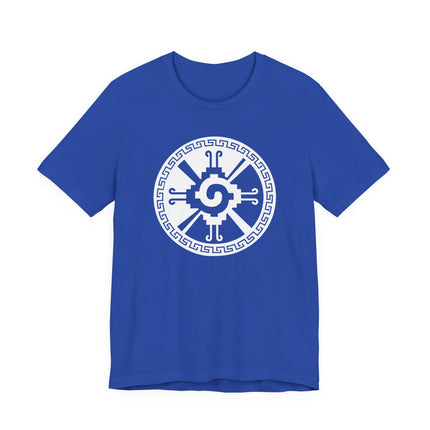Hunab Ku Symbol T-Shirt | Black and White Circular Spiral Design Tee