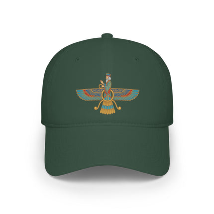 Faravahar DTF Print Baseball Cap | Ancient Iranian Art Zoroastrian Hat