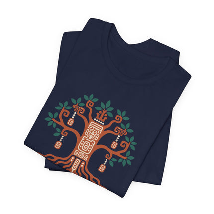 Mayan Ceiba Tree T-Shirt | Branching Tree and Exposed Root Design Tee