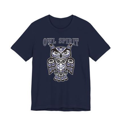 Owl Spirit Haida Formline Art T-Shirt | Indigenous Tribal Owl Tee | Spirit