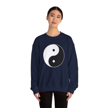 Yin Yang Symbol Sweatshirt | Harmony and Balance Graphic Unisex Pullover | V1