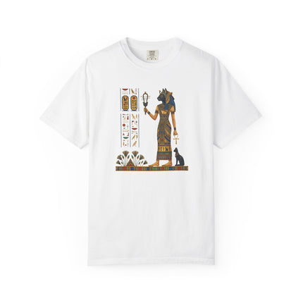 Egyptian Goddess Bastet Graphic Tee - Ancient History Art Shirt