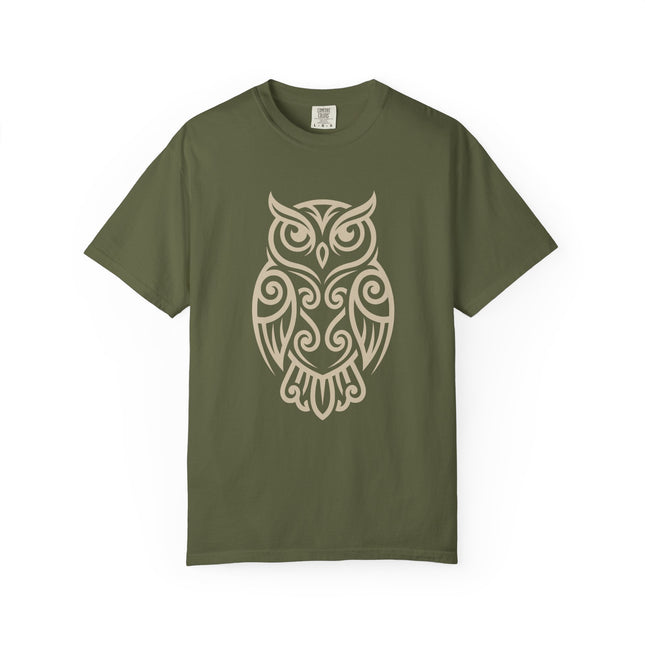 Tribal Owl T-Shirt | Intricate Celtic Knot Wisdom Unisex Unisex Tee