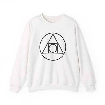 Philosopher's Stone Alchemy Symbol Sweatshirt | Sacred Geometry Unisex Pullover V2