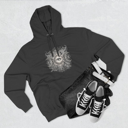 Triple Moon Eye Spiritual Awakening Graphic Hoodie