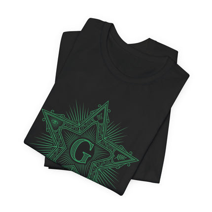 Masonic Blazing Star T-Shirt | Freemasonry & Enlightenment Art Tee