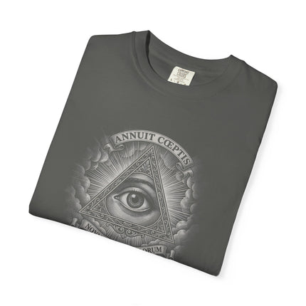 Eye of Providence Graphic T-Shirt | Annuit Coeptis Seal Tee