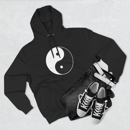Yin Yang Zen Symbol Pullover Hoodie | Cosmic Balance Sweatshirt V1