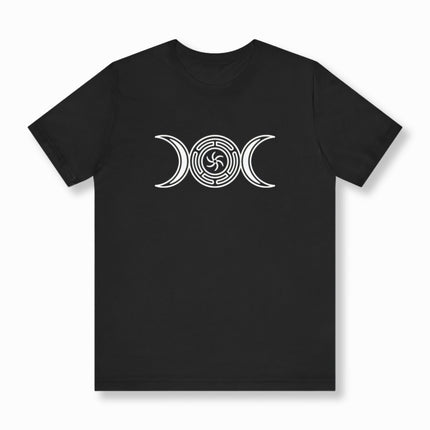 Hekate's Wheel Triple Moon Goddess Shirt | Pagan Witchcraft Unisex Tee V2