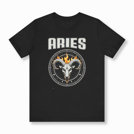 Aries Zodiac T-Shirt | Astrology Fire Sign Tee | V9