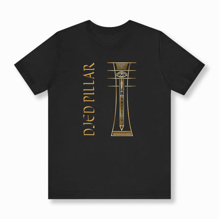 Djed Pillar Egyptian Symbol T-Shirt | Symbolic Design Mythology Tee | V5