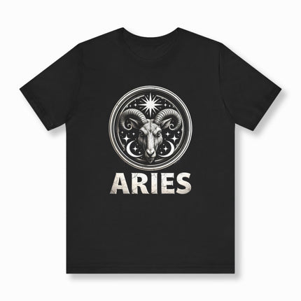 Aries Zodiac Astrology Sign T-Shirt | Horoscope Ram Tee | V8