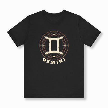 Gemini Zodiac Symbol T-Shirt | Astrology Sign Tee | V7