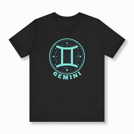 Gemini Zodiac Sign T-Shirt | Astrology Symbol Horoscope Tee | V5