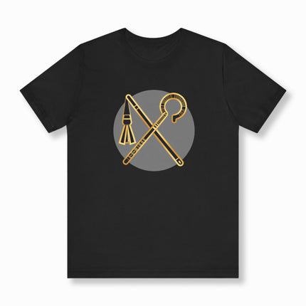 Egyptian Crook & Flail T-Shirt | Ancient Egypt Pharaoh Tee | V1