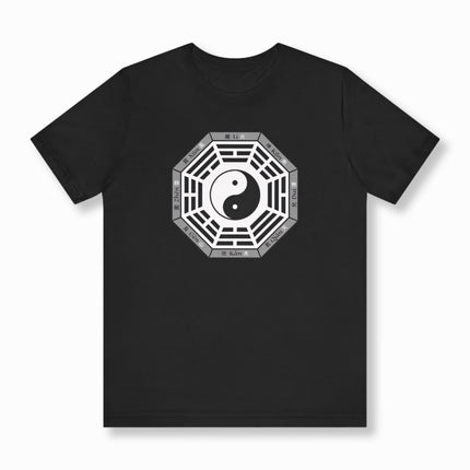 Taoist Bagua Yin Yang Trigrams T-Shirt | Graphic Unisex Tee V2