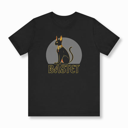 Egyptian Bastet Cat T-Shirt | Ancient Egypt Goddess Tee | V8