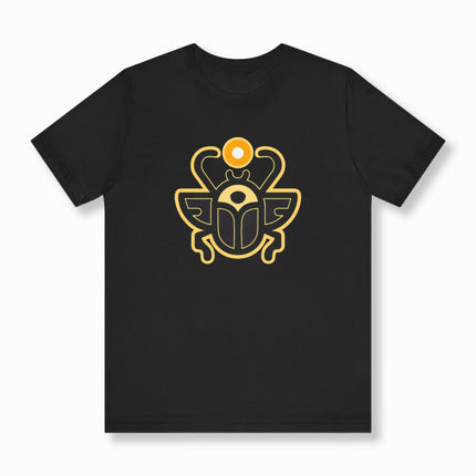 Egyptian Scarab Khepri T-Shirt | Sun Beetle Mythology Tee | V8