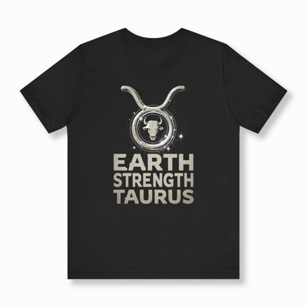 Taurus Zodiac Sign T-Shirt | Earth Strength Tee | V10