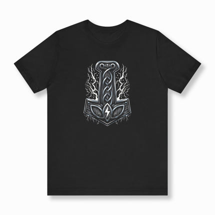 Thor's Hammer Mjolnir Viking T-Shirt | Norse Mythology Tee | V2