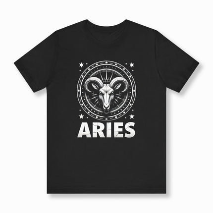 Aries Zodiac Sign T-Shirt | Astrology Ram Tee | V7