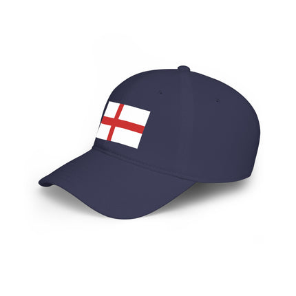 St. George's Cross England flag baseball cap in navy blue.