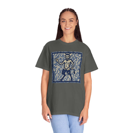 Satyr Mosaic T-Shirt | Ancient Greek Mythology Creature Tee | Comfort Colors