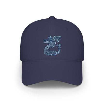 Feathered Serpent DTF Print Baseball Cap | Aztec Inspired Quetzalcoatl Hat