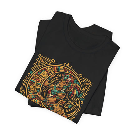 Ix Chel Mayan Goddess Graphic Tee | Mesoamerican Art T-shirt