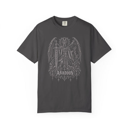 Abaddon T-Shirt | Winged Demon and Gothic Apocalyptic Art
