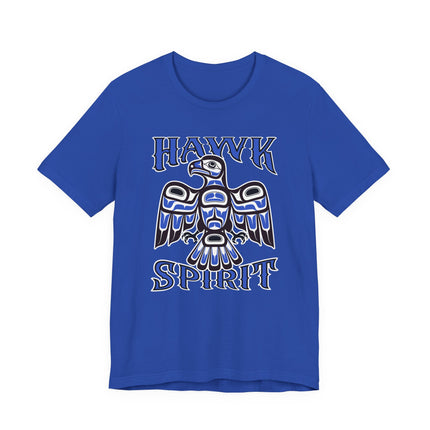Hawk Spirit Native American Art T-Shirt | Indigenous Formline Totem Tee | Spirit