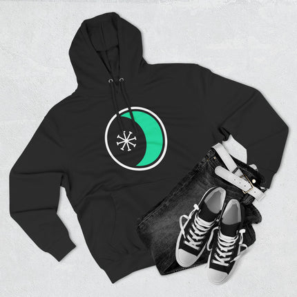 Seax Wicca Moon & Star Symbol Hoodie | Witchcraft Pagan Unisex Pullover Hoodie