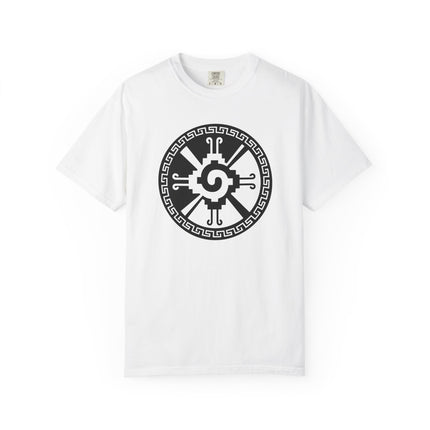 Hunab Ku T-Shirt | Black and White Geometric Spiral Graphic Tee