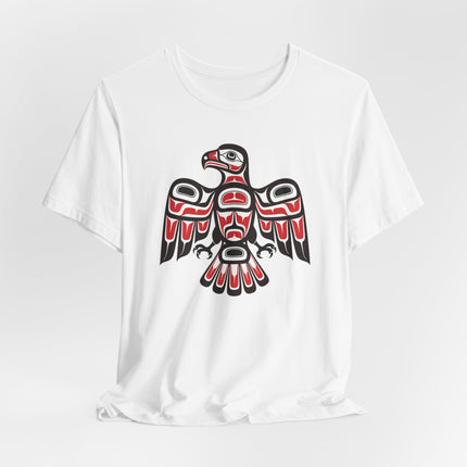 Haida Style Hawk T-Shirt | Pacific Northwest Indigenous Art Formline | Hawk