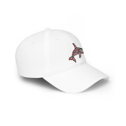 Formline Orca DTF Print Baseball Cap | Northwest Coast Culture Hat