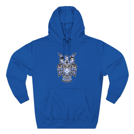 Northwest Coast Owl Hoodie | Indigenous Formline Art Pullover Hoodie