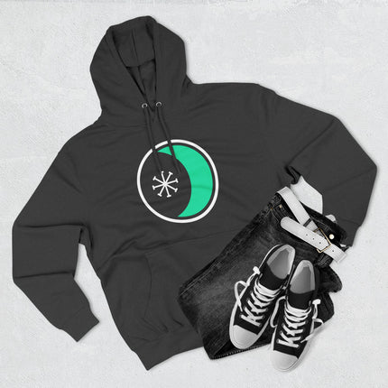 Seax Wicca Moon & Star Symbol Hoodie | Witchcraft Pagan Unisex Pullover Hoodie
